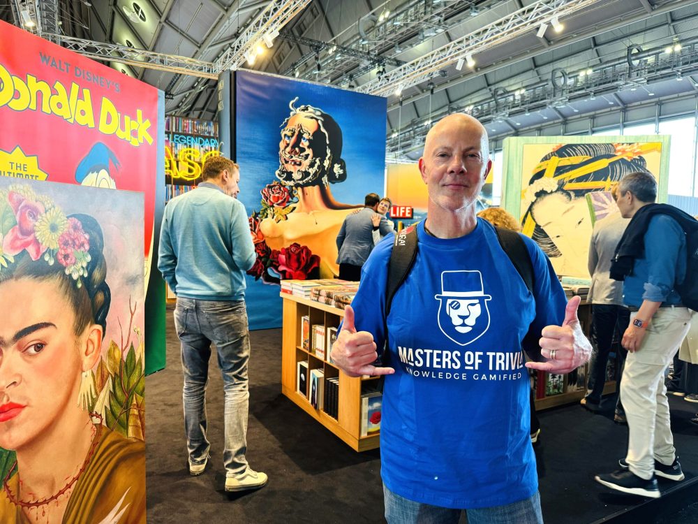 MOT Founder, Dom Einhorn, at the Frankfurt International Book Fair